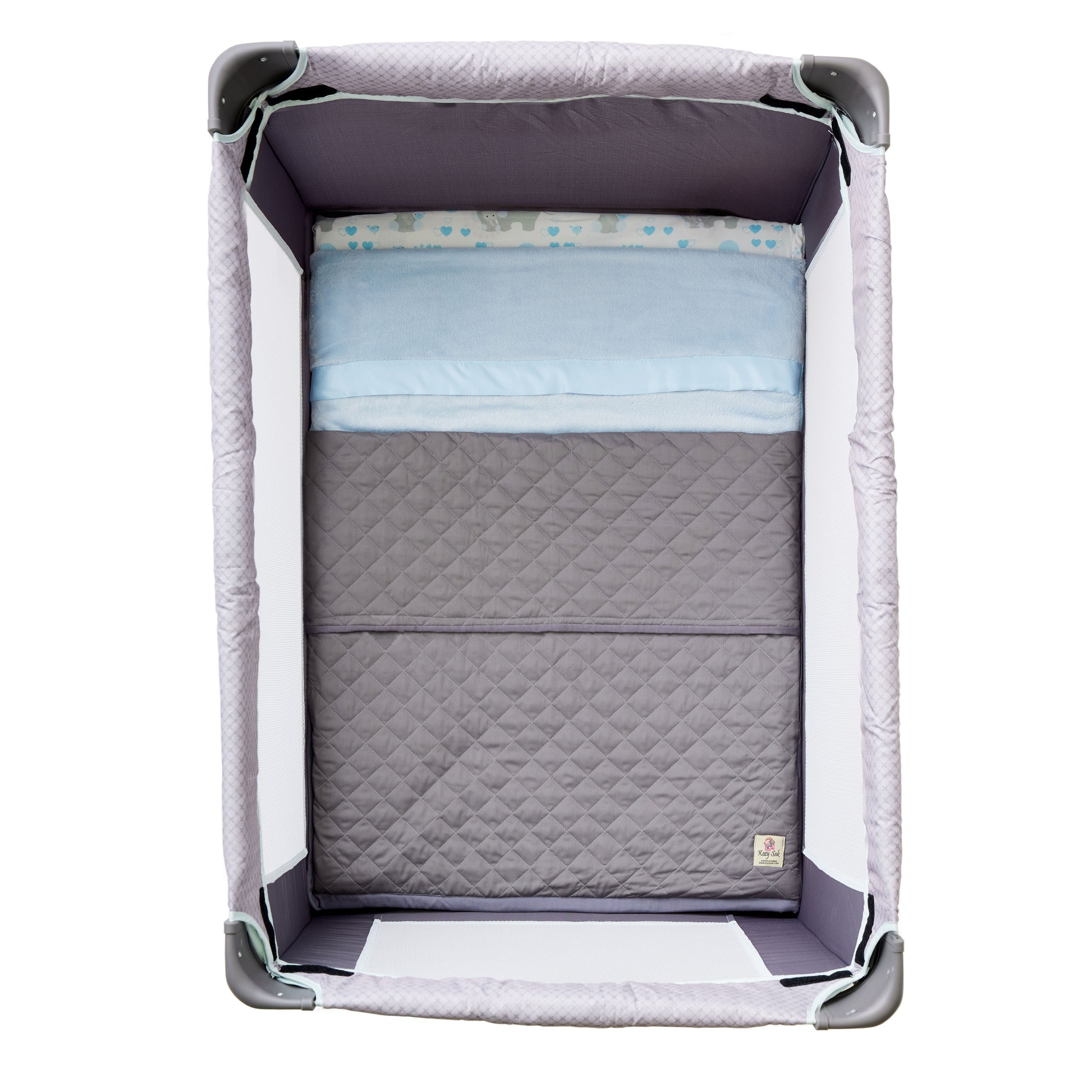 Elephant KozySak Portable Crib Bedding System