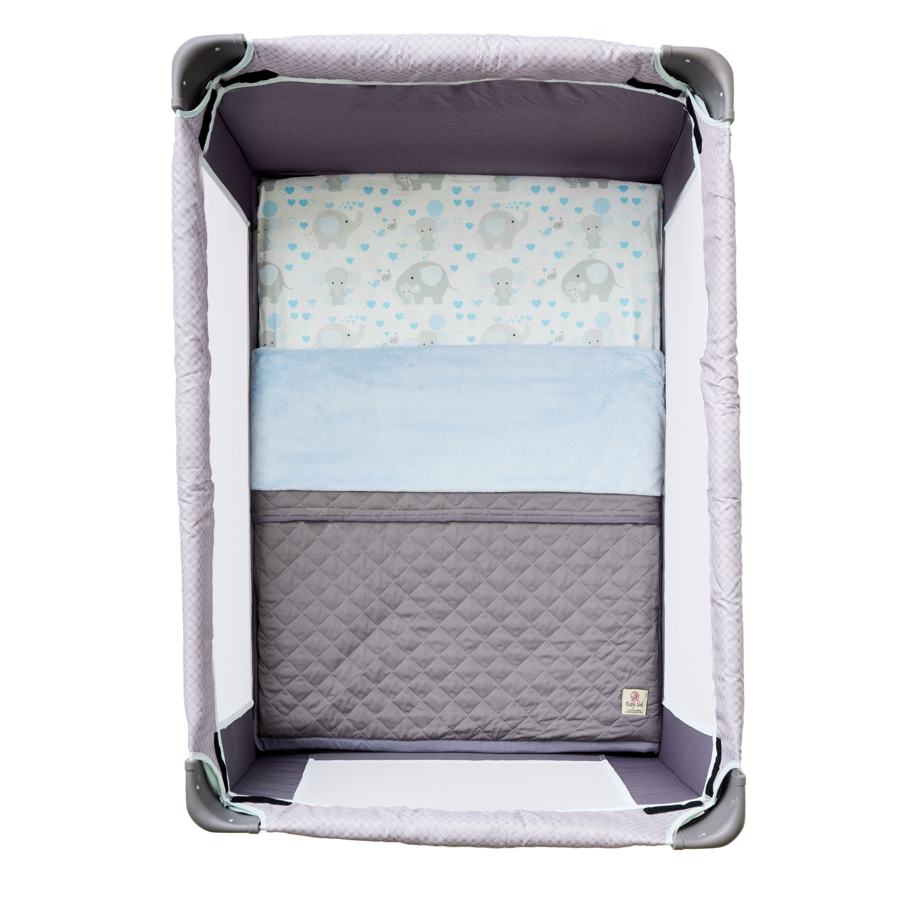 KozySak Fitted Sheet and Blanket for Portable Cribs