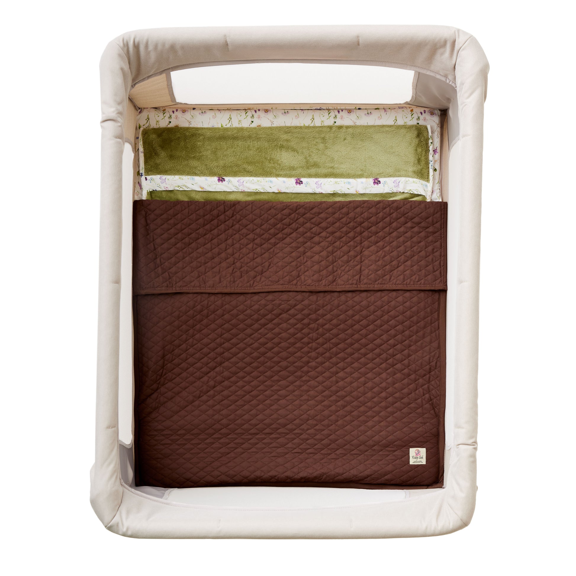 Wildflower KozySak Portable Crib Bedding System