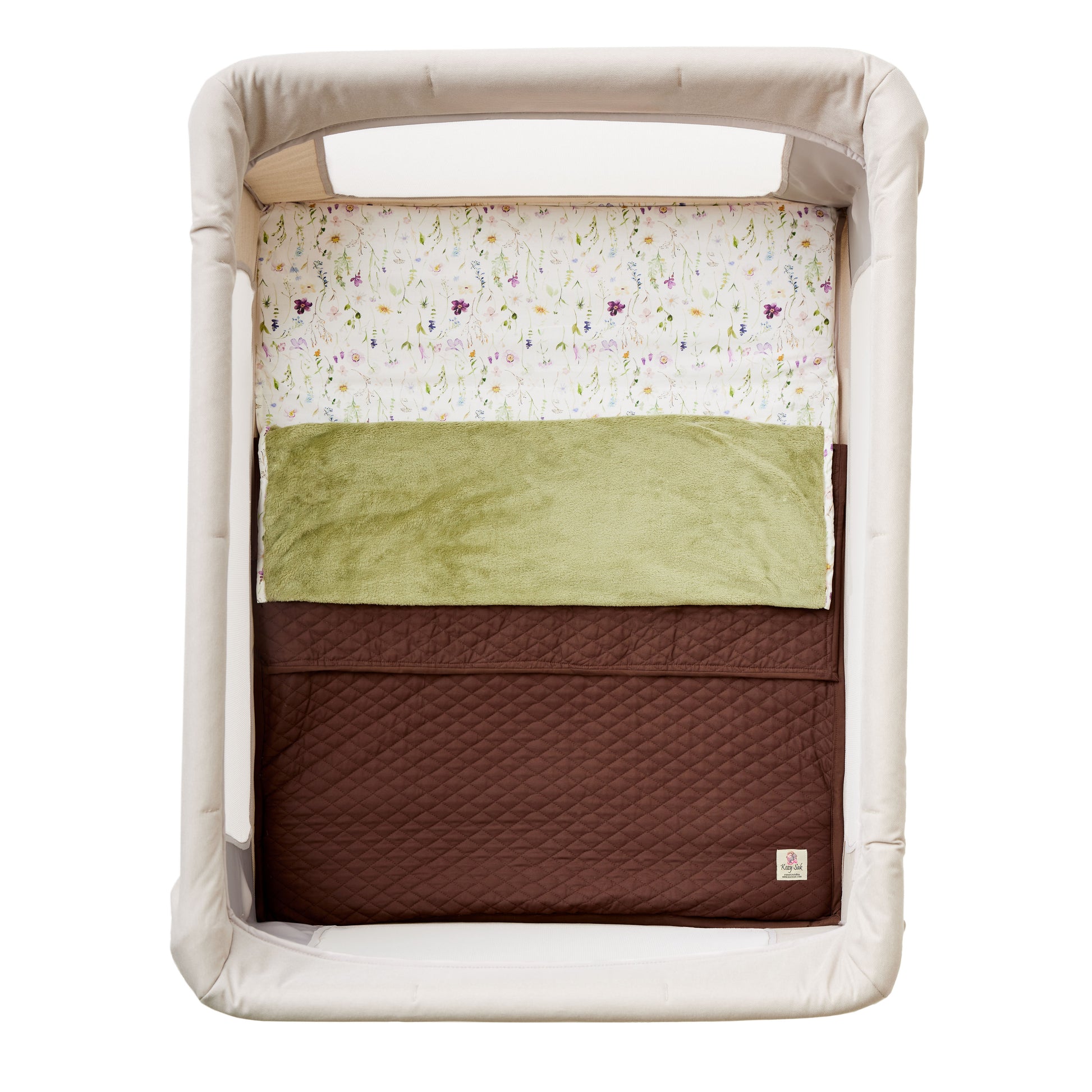 Wildflower KozySak Portable Crib Bedding System