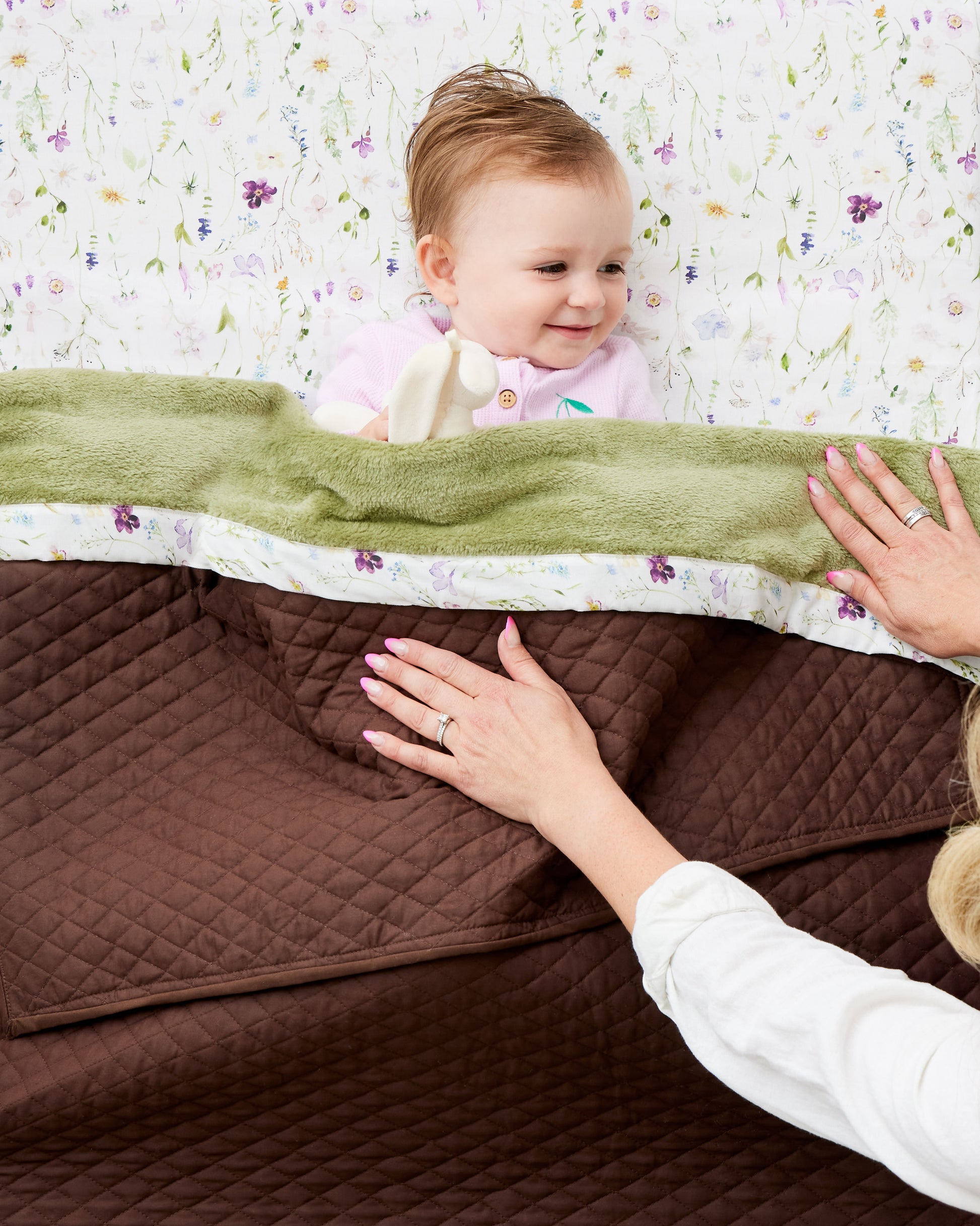 Wildflower KozySak Portable Crib Bedding System